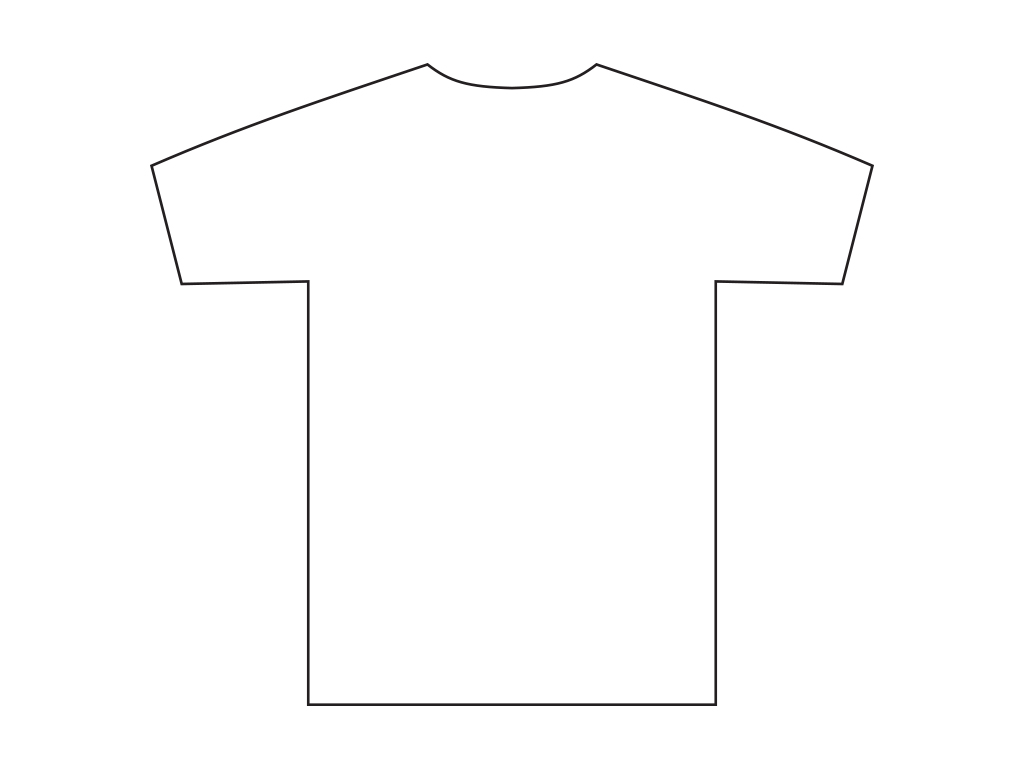 basic t shirt sketch